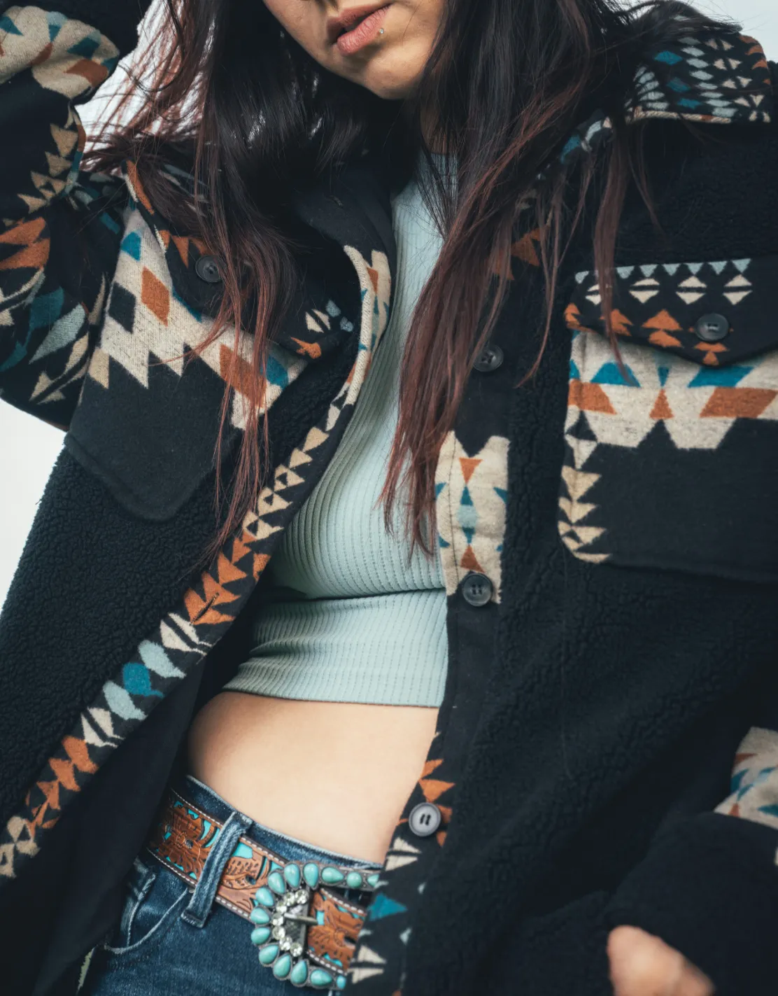 Aztec Fleece Shacket