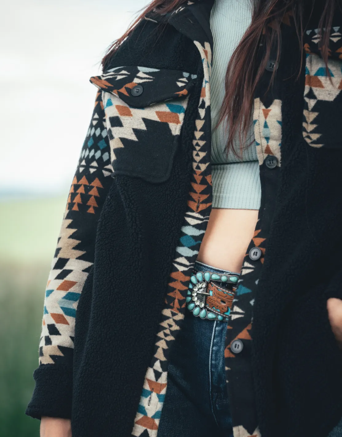 Aztec Fleece Shacket