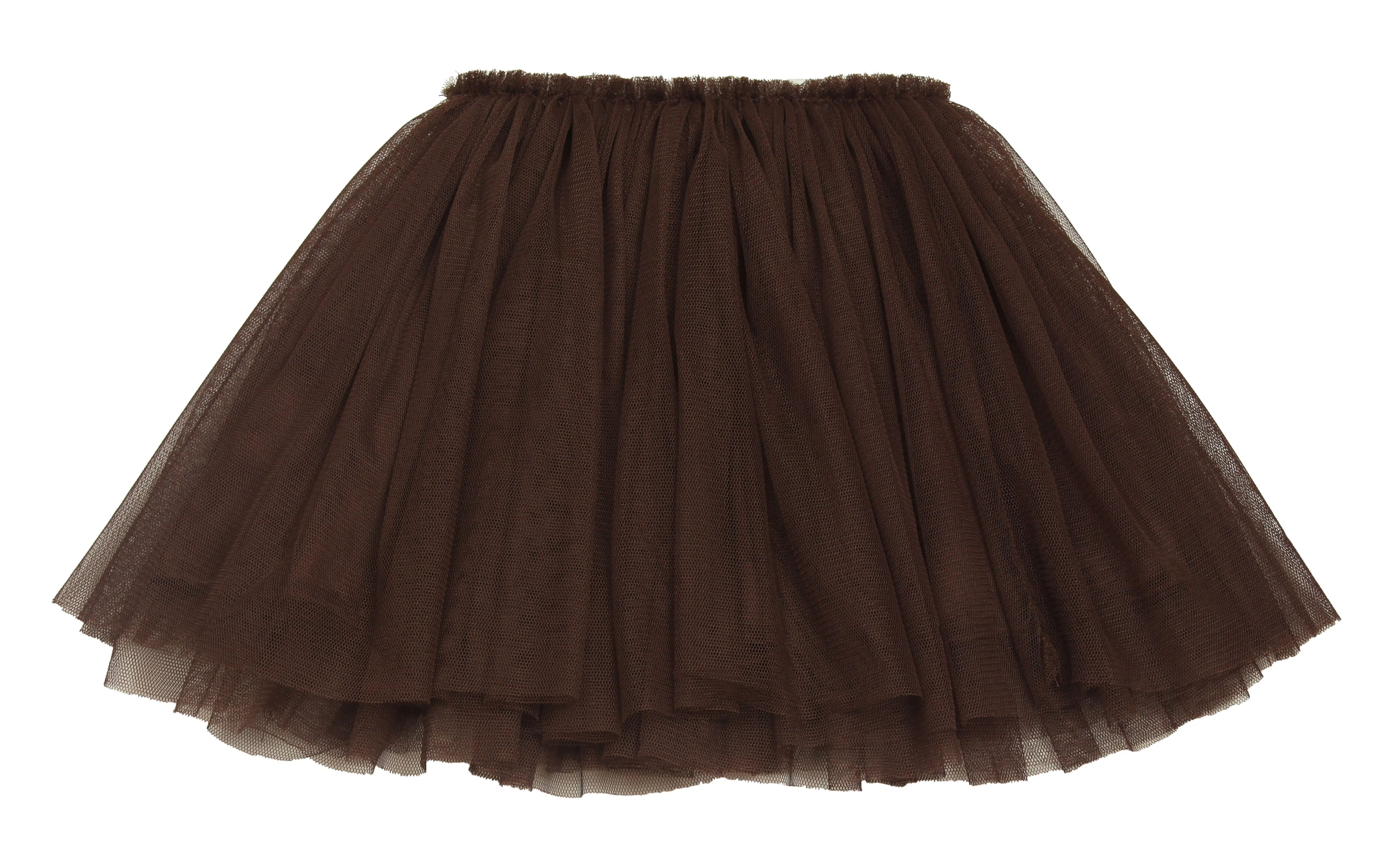 Baby Girls Brown Tulle Skirt