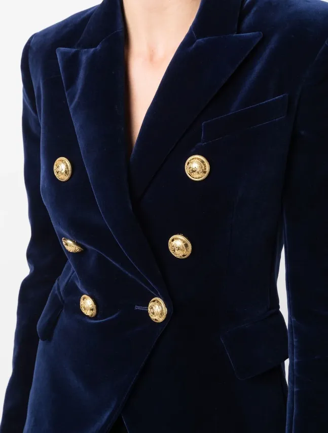 Balmain tailored velvet blazer