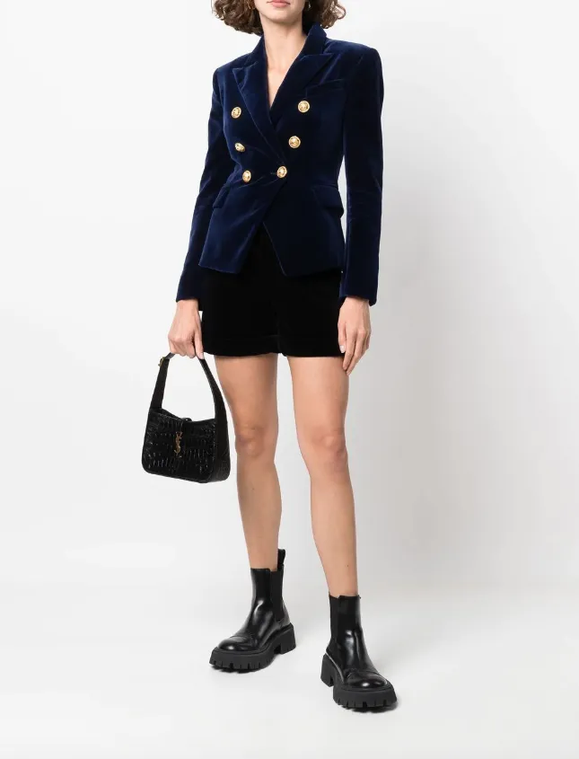 Balmain tailored velvet blazer