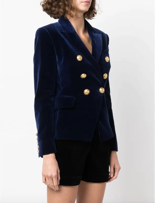 Balmain tailored velvet blazer