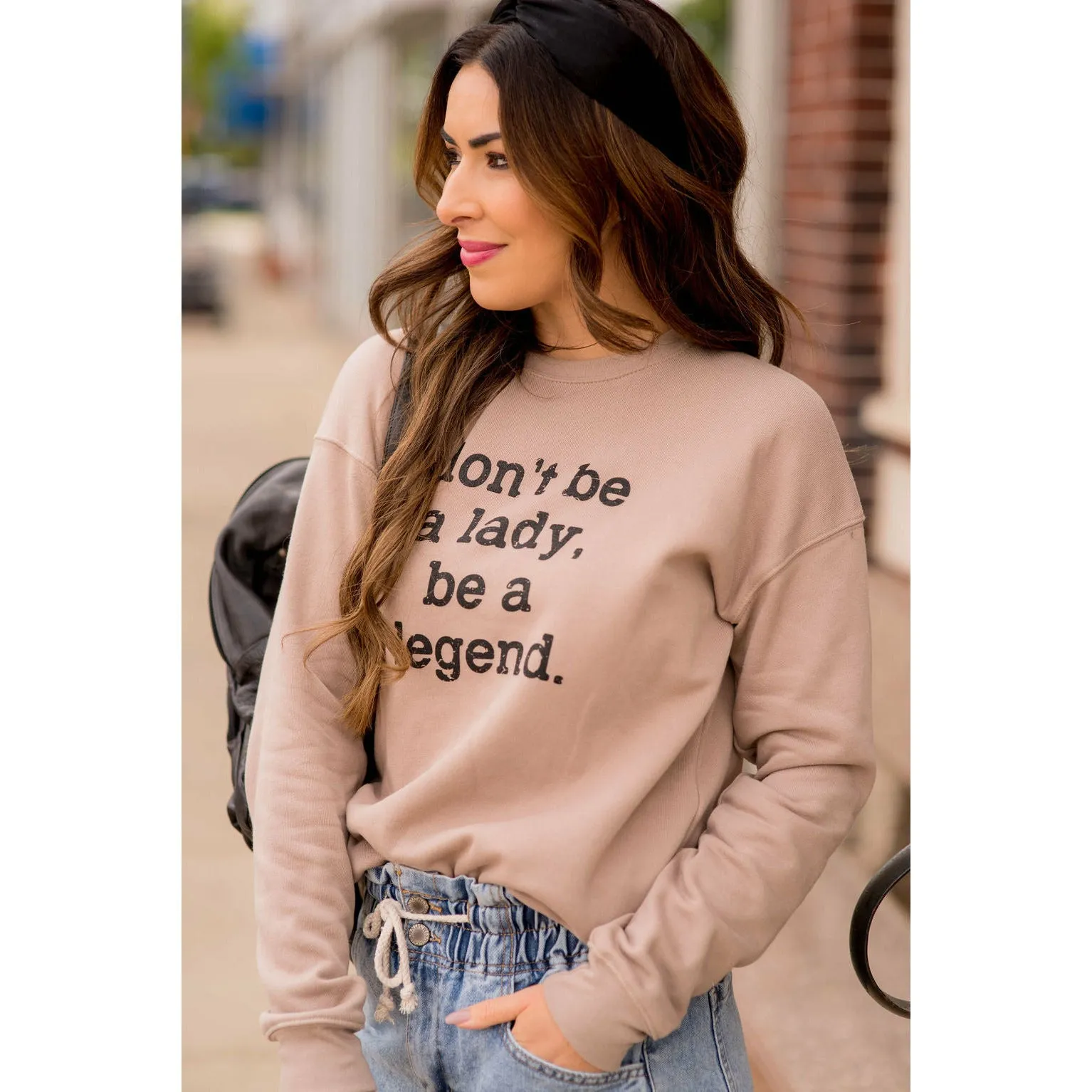 Be A Legend Graphic Sweatshirt