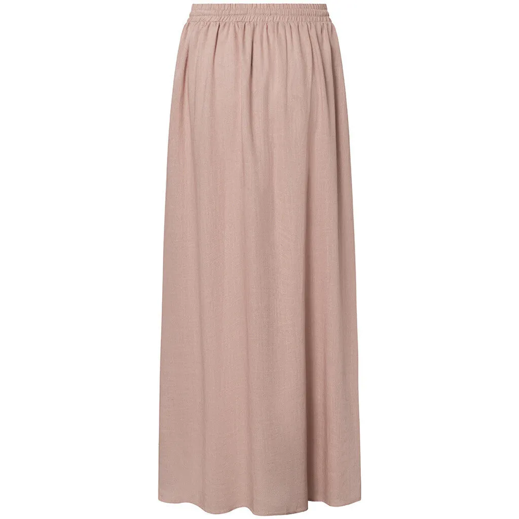 Beautiful Tara skirt in delicious linen quality / 100022 - Rose