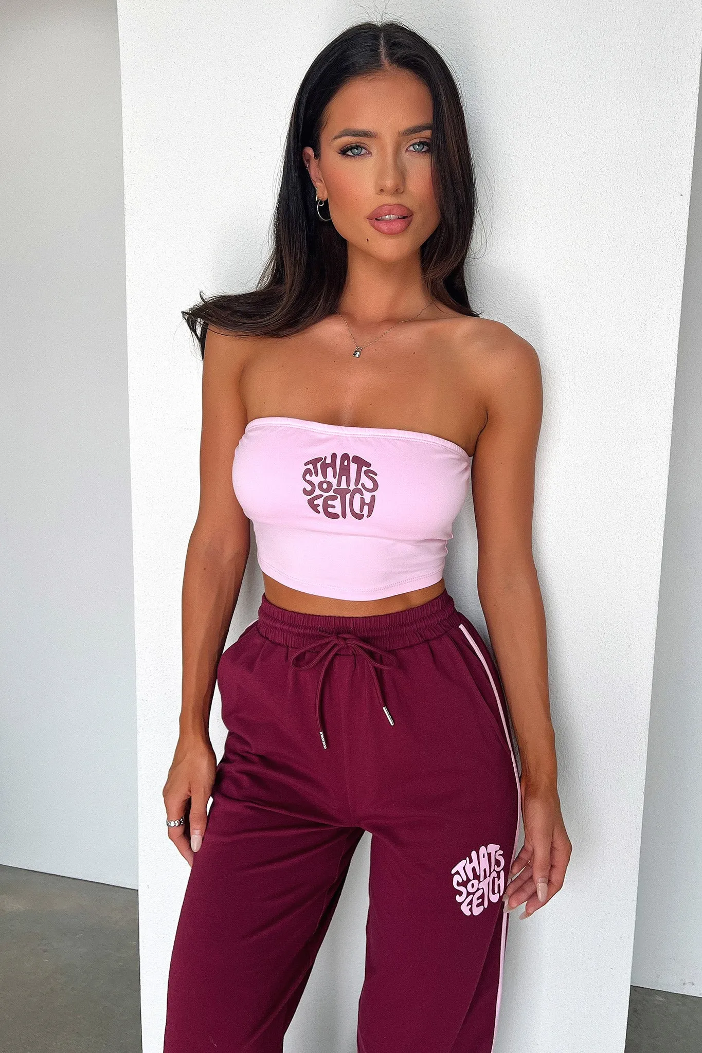 Beckham Bandeau Top - Pink