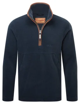 Berkeley 1/4 Zip Fleece - Petrol Blue