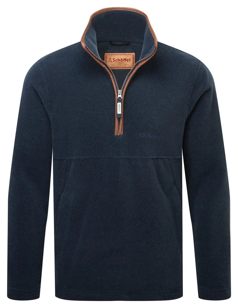 Berkeley 1/4 Zip Fleece - Petrol Blue