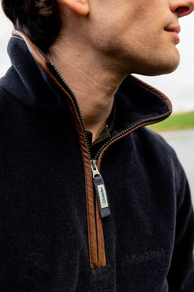 Berkeley 1/4 Zip Fleece - Petrol Blue