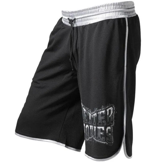 Better Bodies Mesh Gym Shorts - Black-Grey