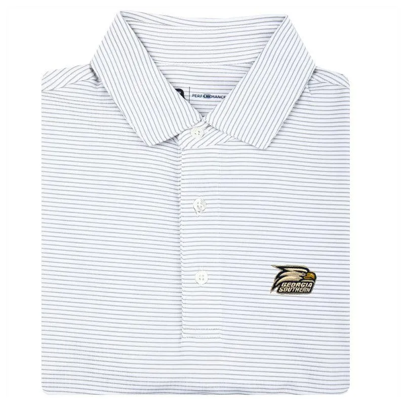 Birdie Stripe Georgia Southern Performance Polo