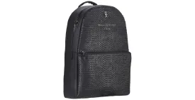 BNJ BACKPACK BLACK PYTHON CUT MATT NAPPA