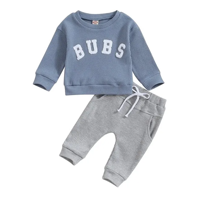 BUBS Waffle Knit Outfit