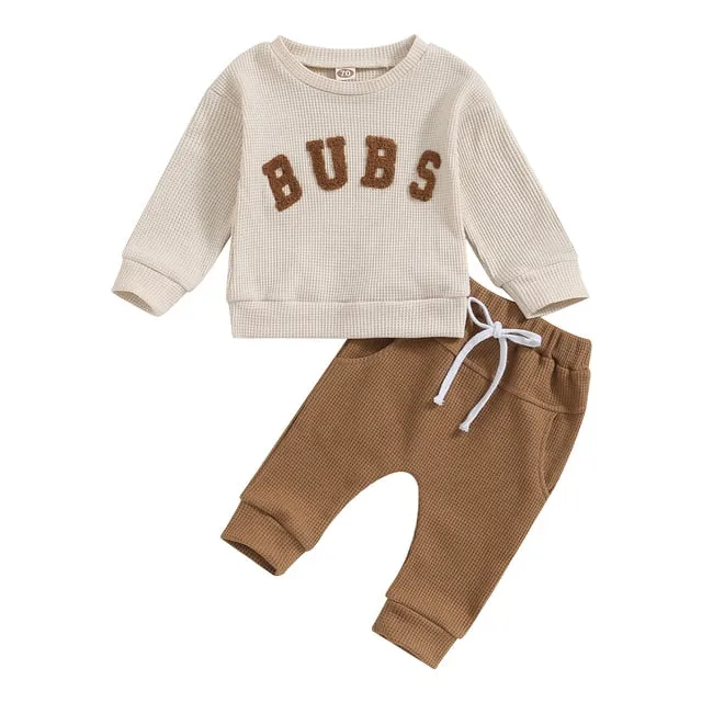 BUBS Waffle Knit Outfit