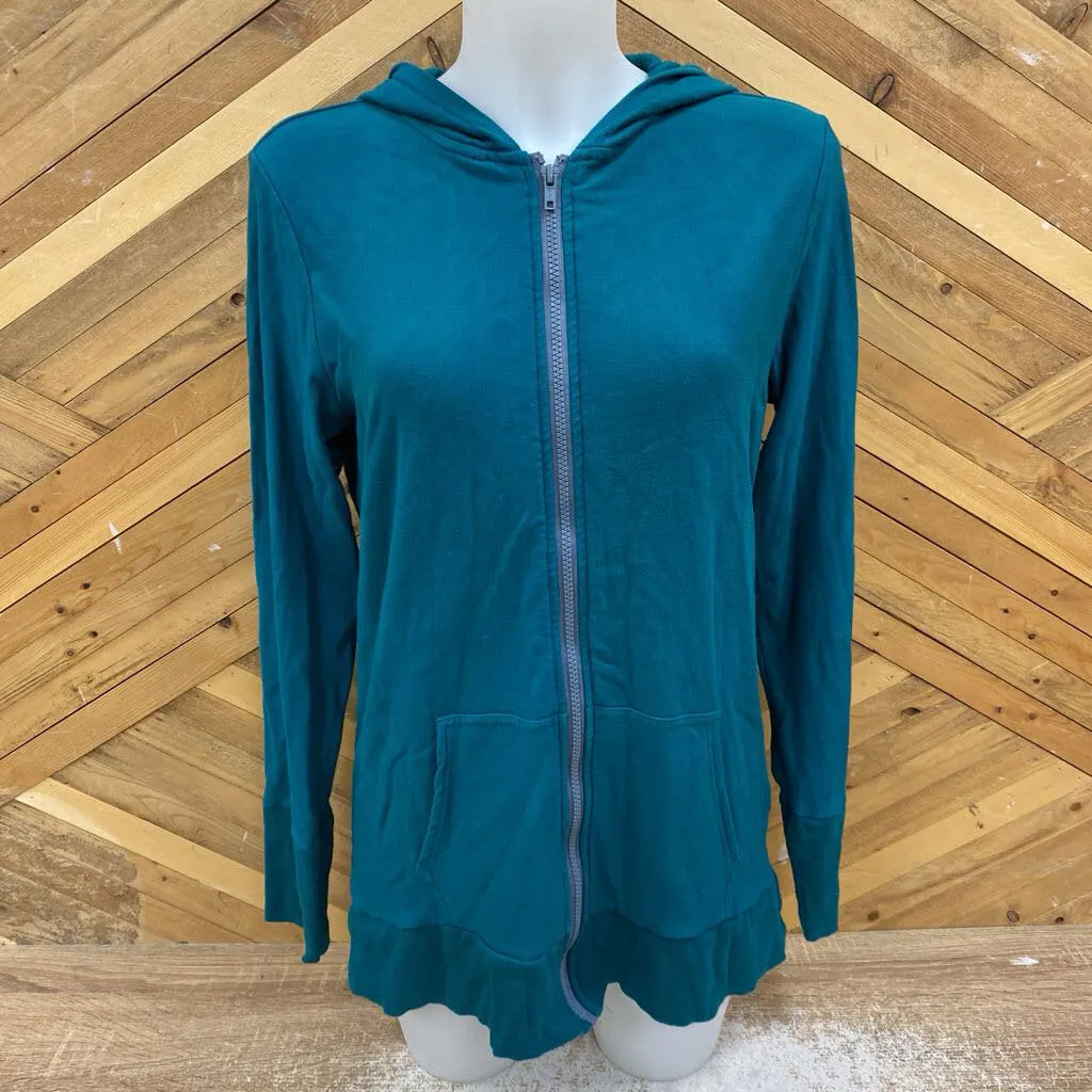 Buttercream - Women's Full-Zip Hoodie - MSRP $128: Teal Green-women-XL