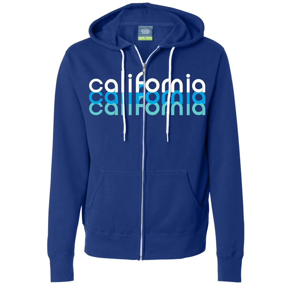 California Cool Stacked Zip-Up Hoodie