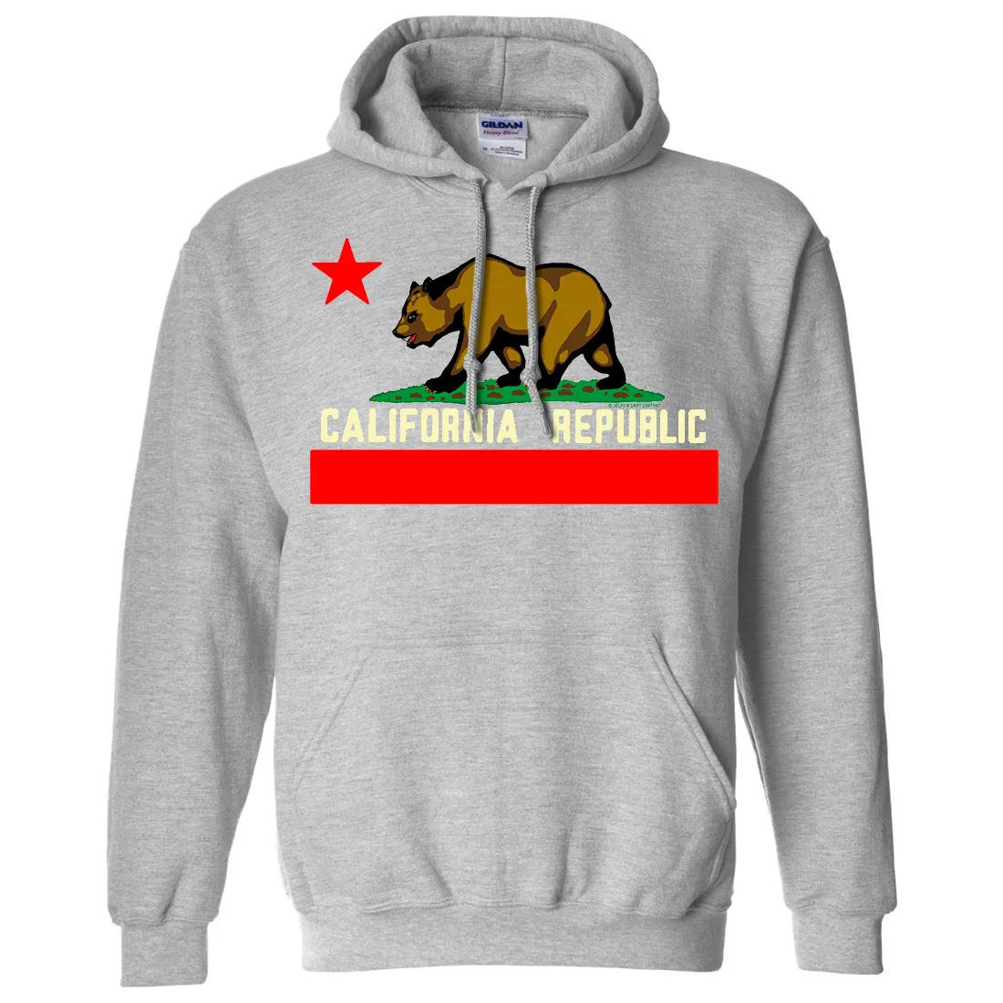 California Flag Borderless Asst Colors Sweatshirt Hoodie