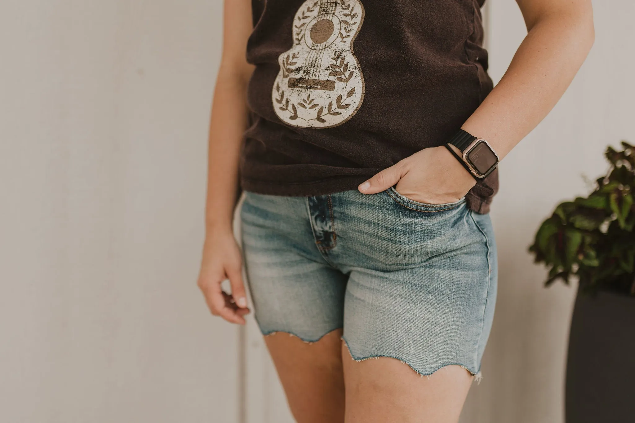 CALLIE PAISLEY BANDANA JEAN SHORTS