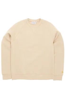 Carhartt WIP Men's Chase Sweat - Sable / Gold