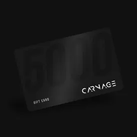 Carnage Physical Gift Card - 5000