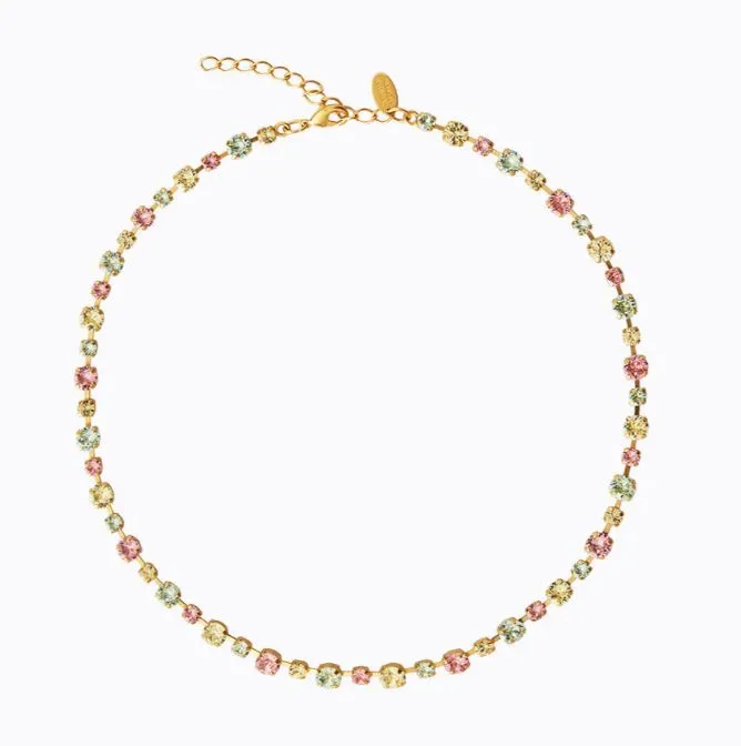 Caroline Svedbom Calanthe Necklace Gold Tropicana Combo