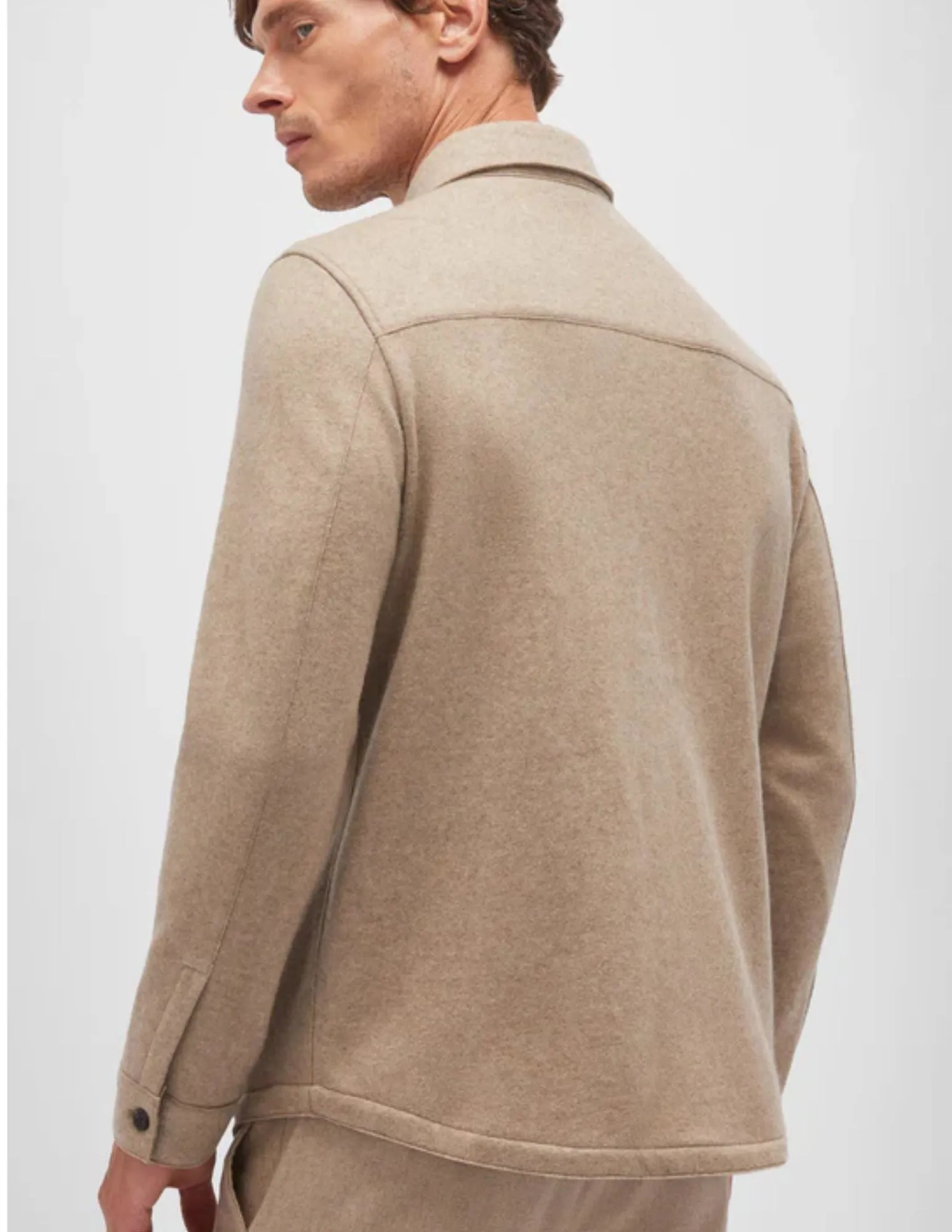 Cashmere Overshirt | Light Taupe