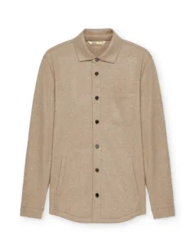 Cashmere Overshirt | Light Taupe