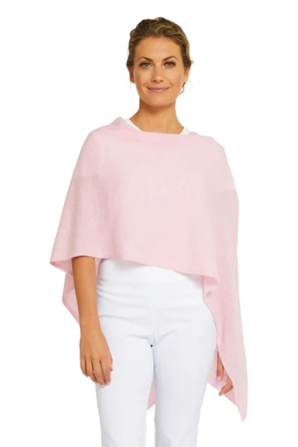 Cashmere Topper  | Pink Swirl