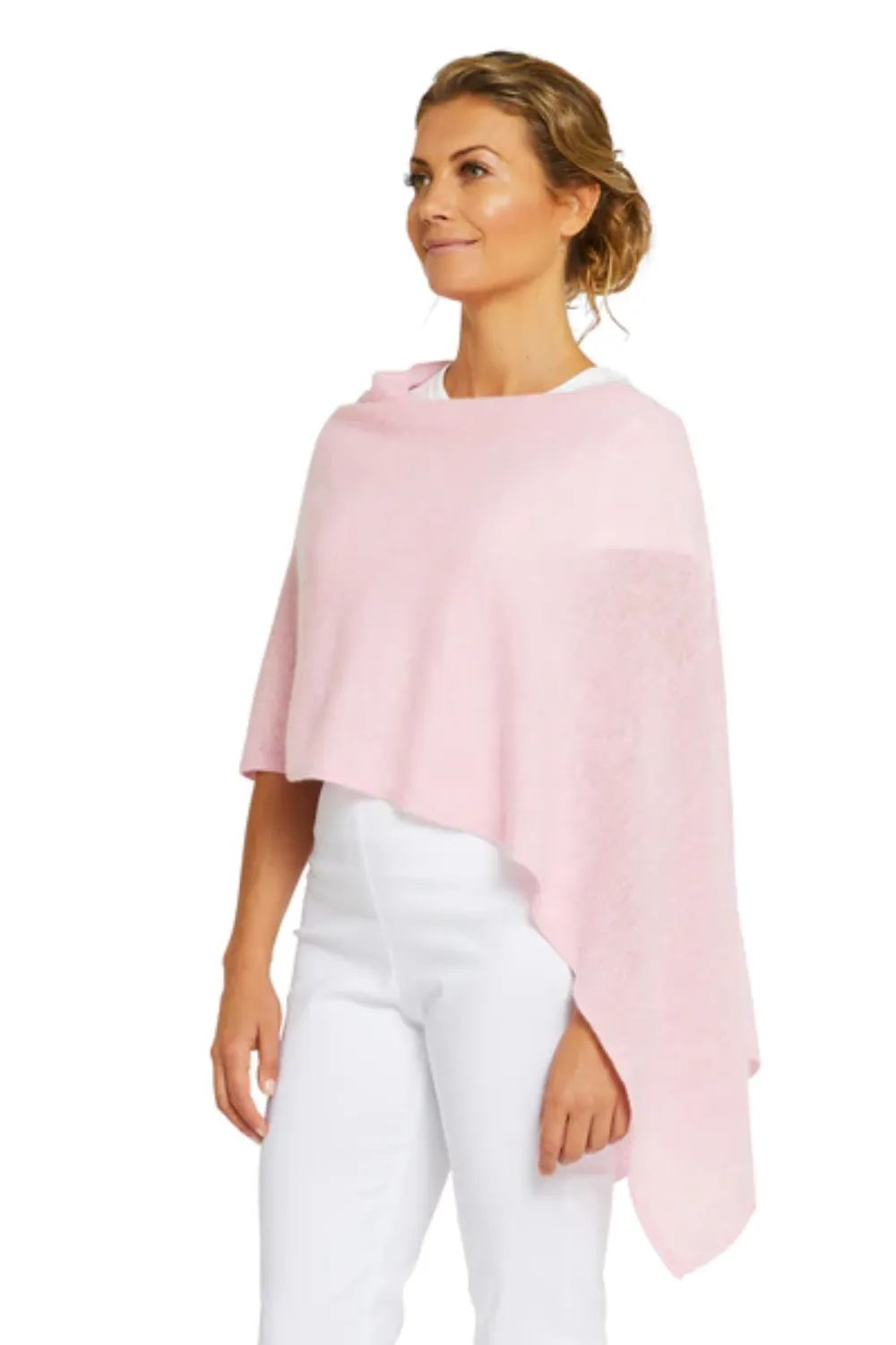 Cashmere Topper  | Pink Swirl