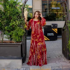 Cherry maxi dress.