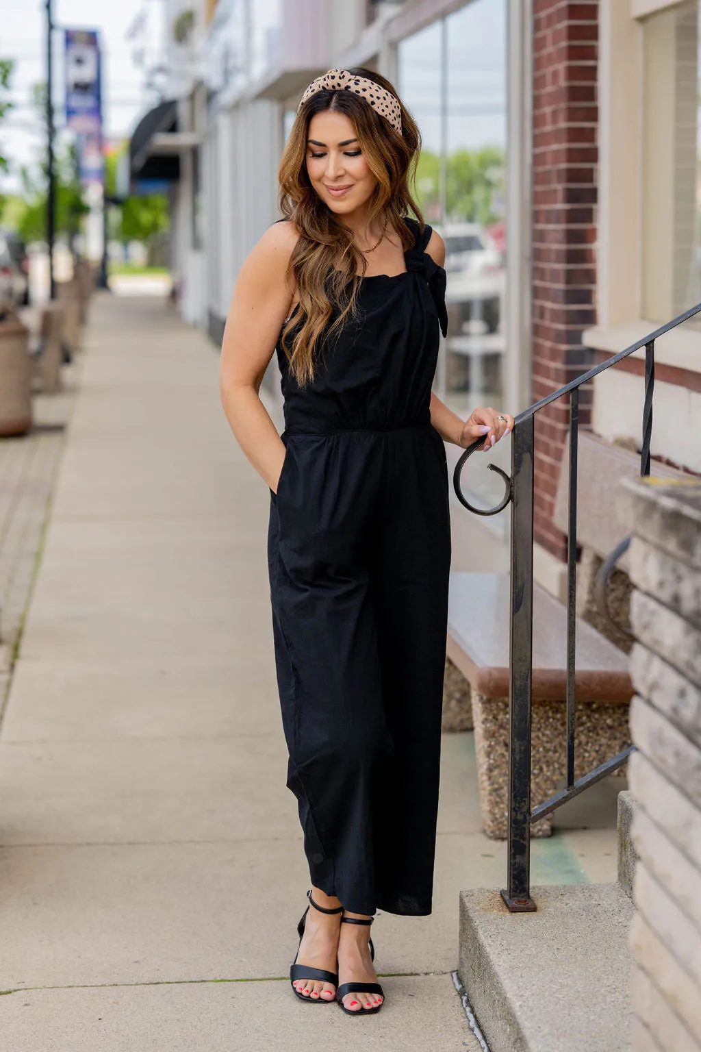 Chic Tie Top Jumpsuit