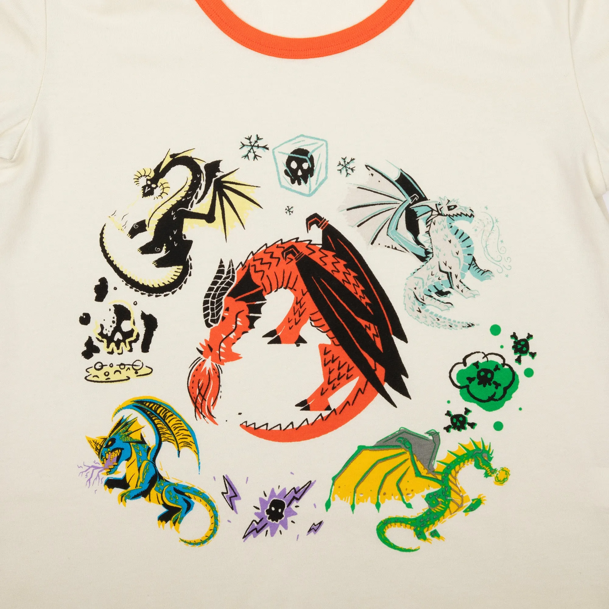 Chromatic Dragons Ringer Tee Sleep Set