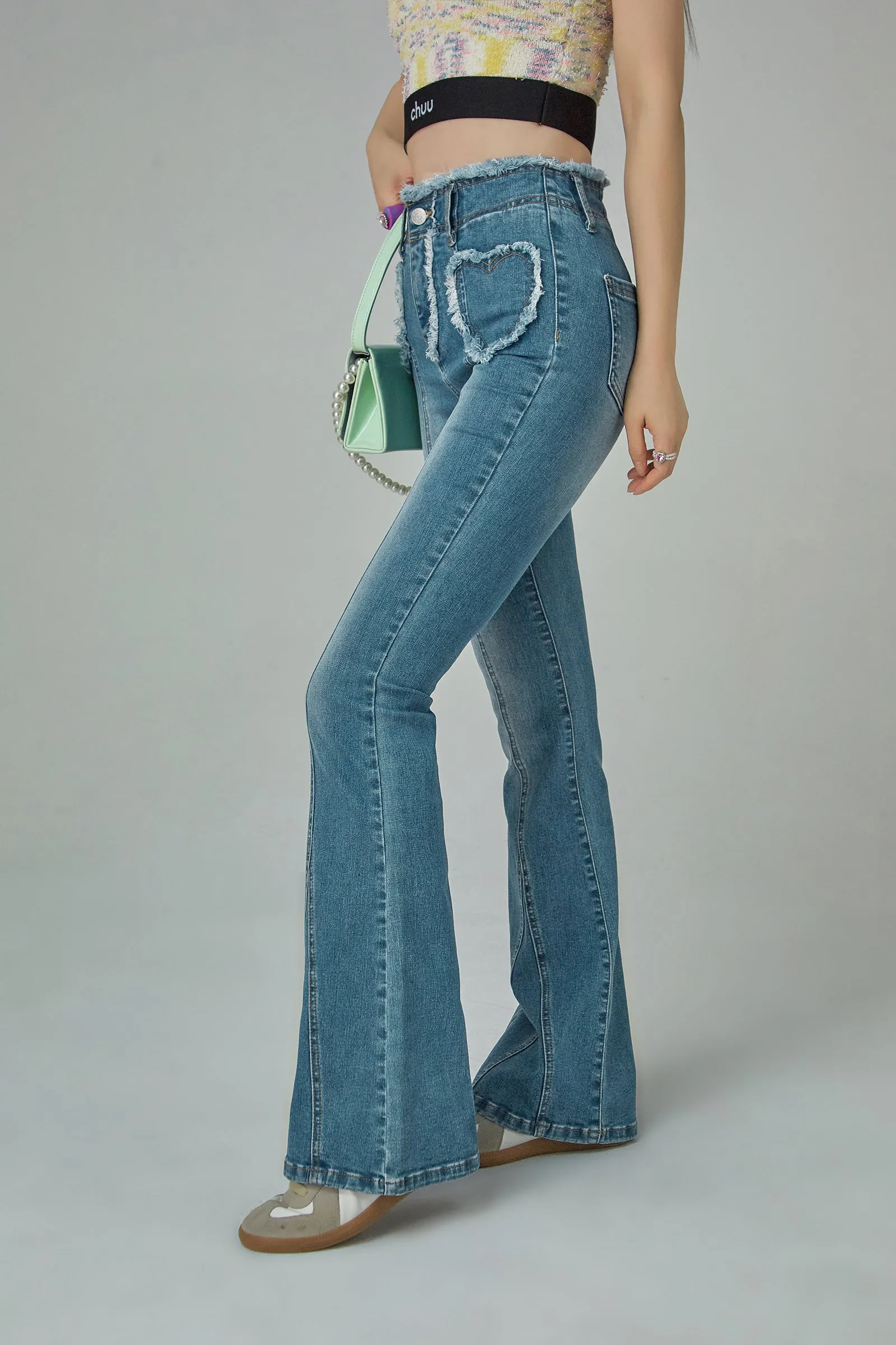 Chuu Key To My Heart Bootcut Jeans