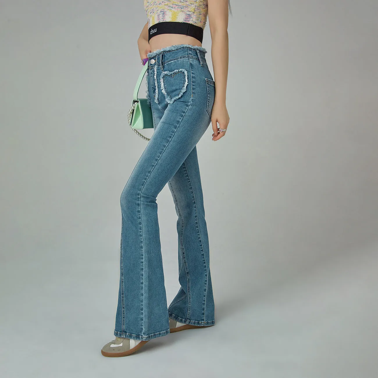 Chuu Key To My Heart Bootcut Jeans