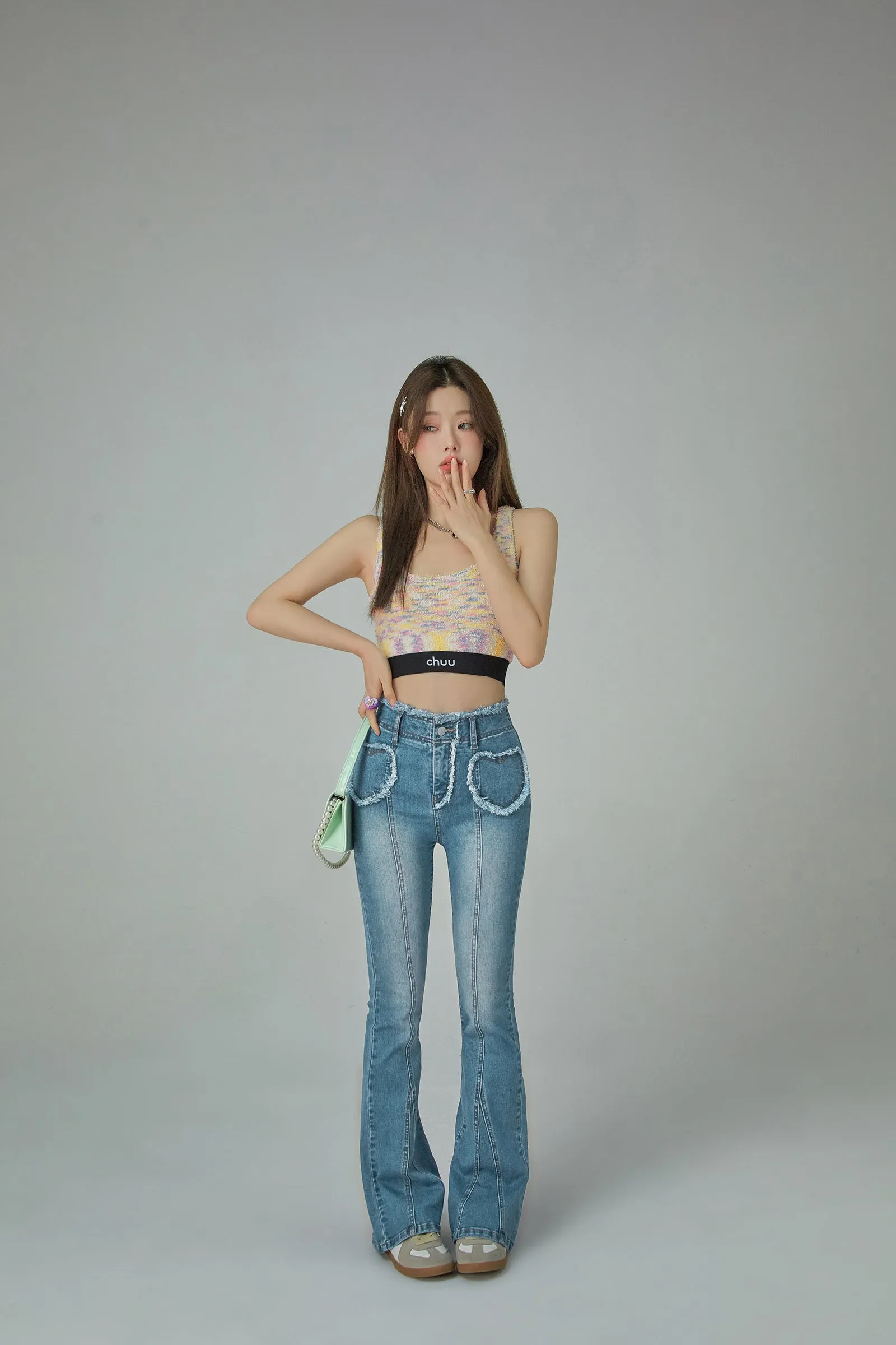 Chuu Key To My Heart Bootcut Jeans