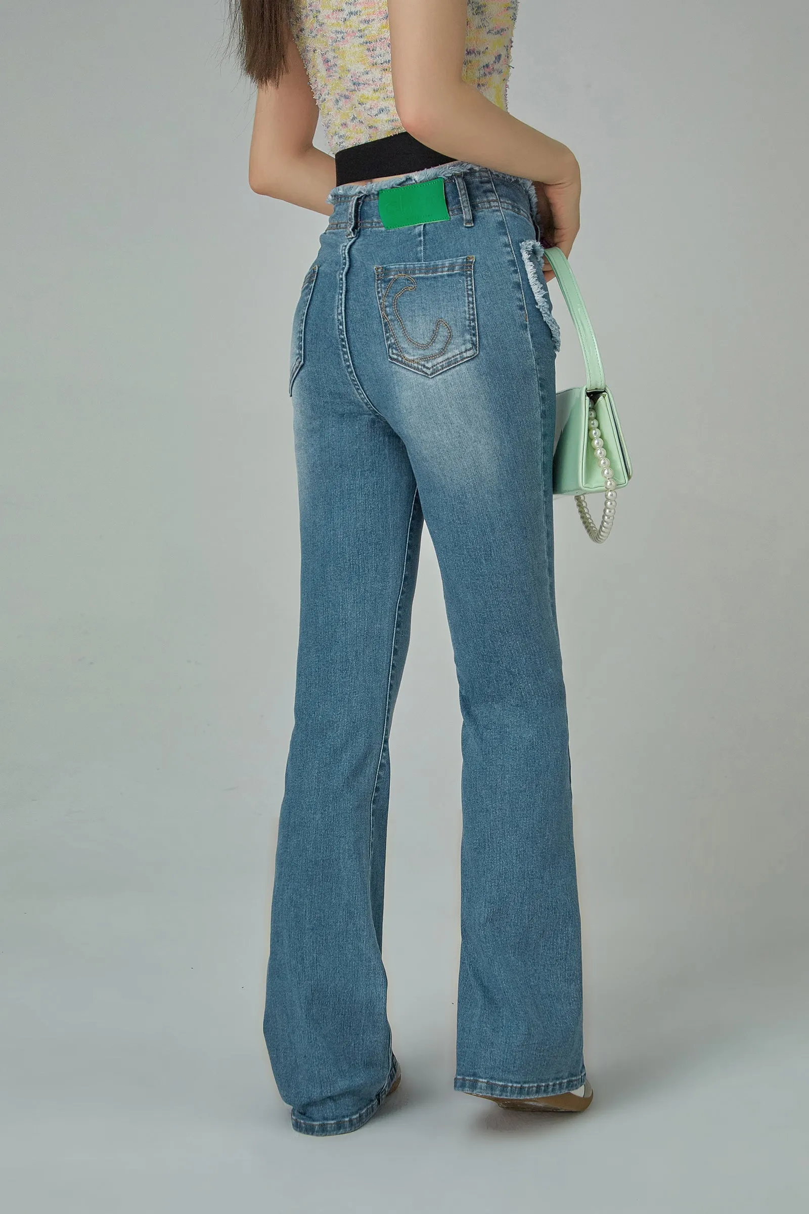 Chuu Key To My Heart Bootcut Jeans