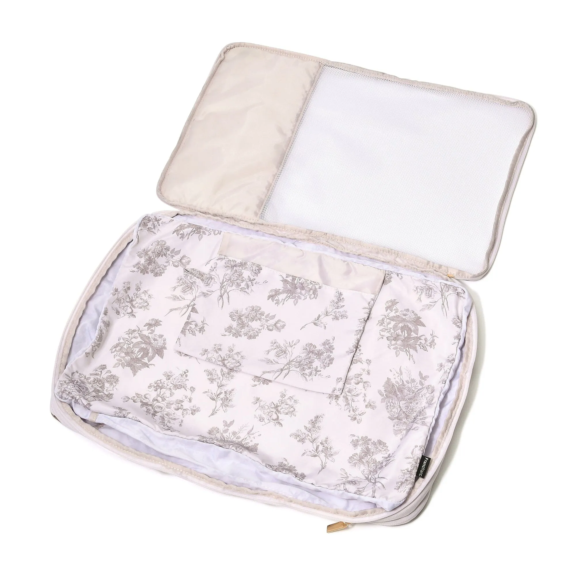 Classic Flower Compression Organizer L Light Pink