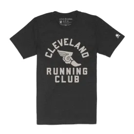 Cleveland Running Club, Dark Grey Heather - Unisex Crew T-Shirt