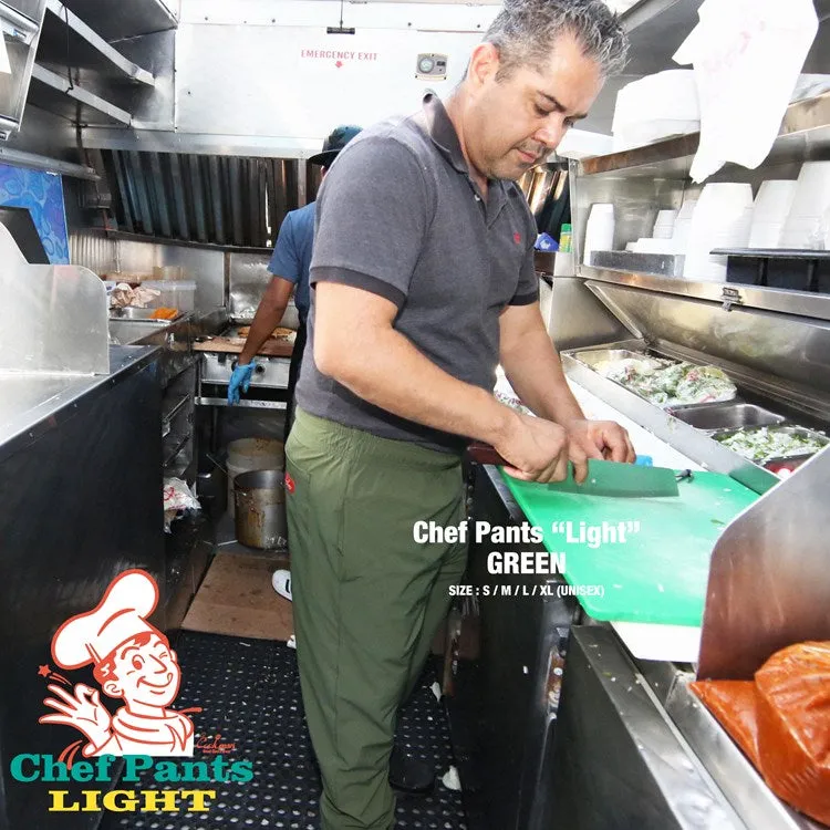 Cookman Chef Pants - "Light" : Green