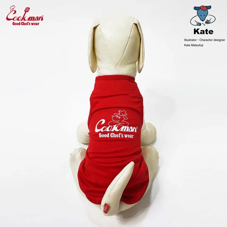 Cookman Dog T-shirts - Kate Tasty logo : Red