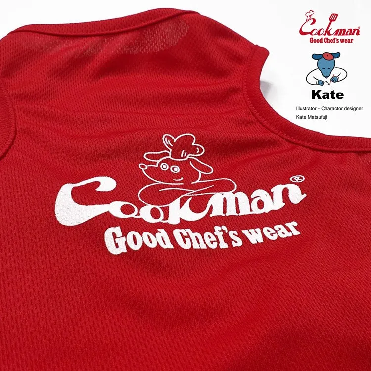 Cookman Dog T-shirts - Kate Tasty logo : Red