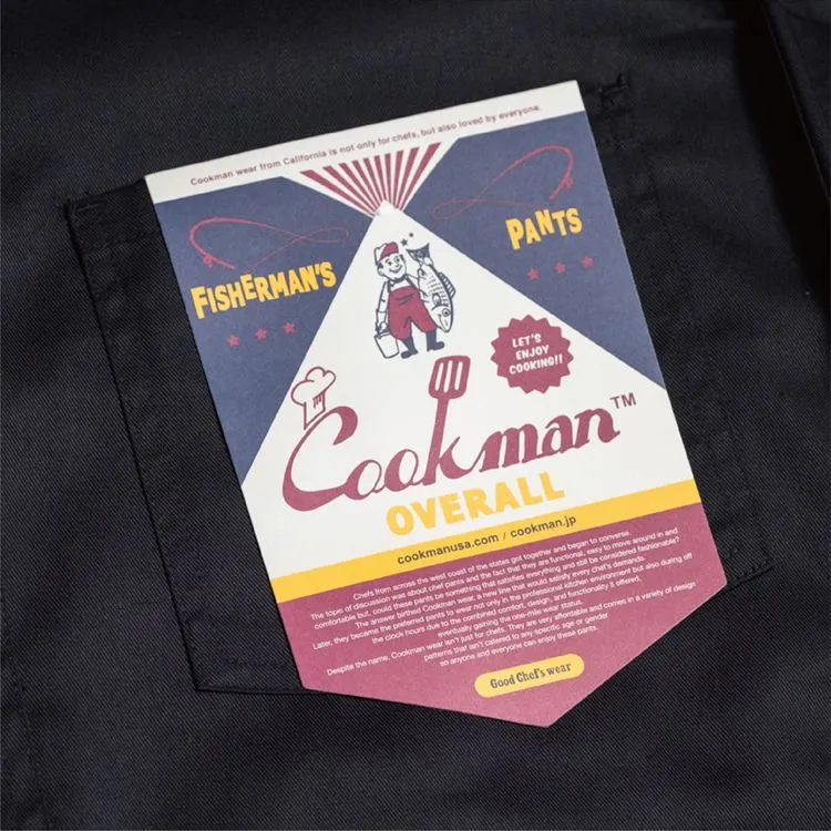 Cookman Fisherman's Bib Overall - Black