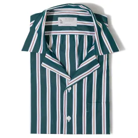 Cotton Awning Stripe Summer Shirt