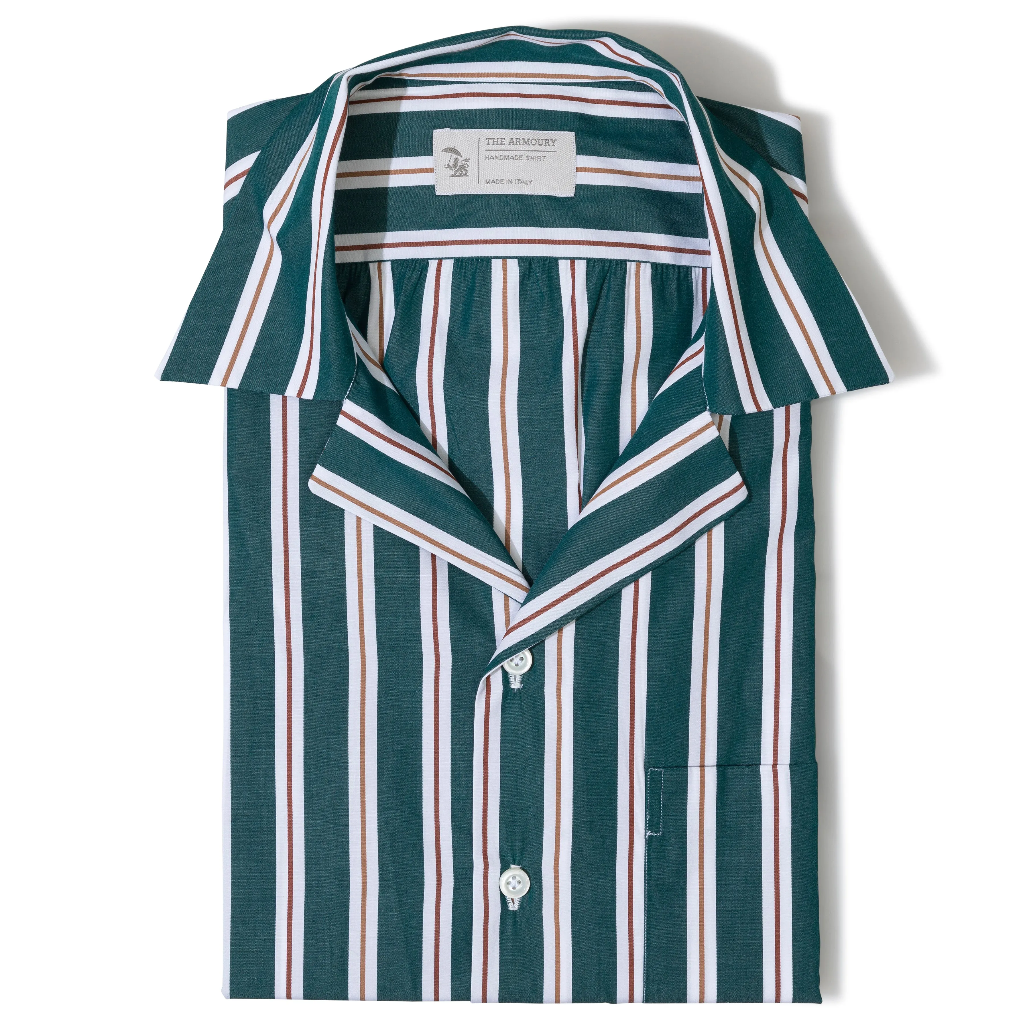 Cotton Awning Stripe Summer Shirt