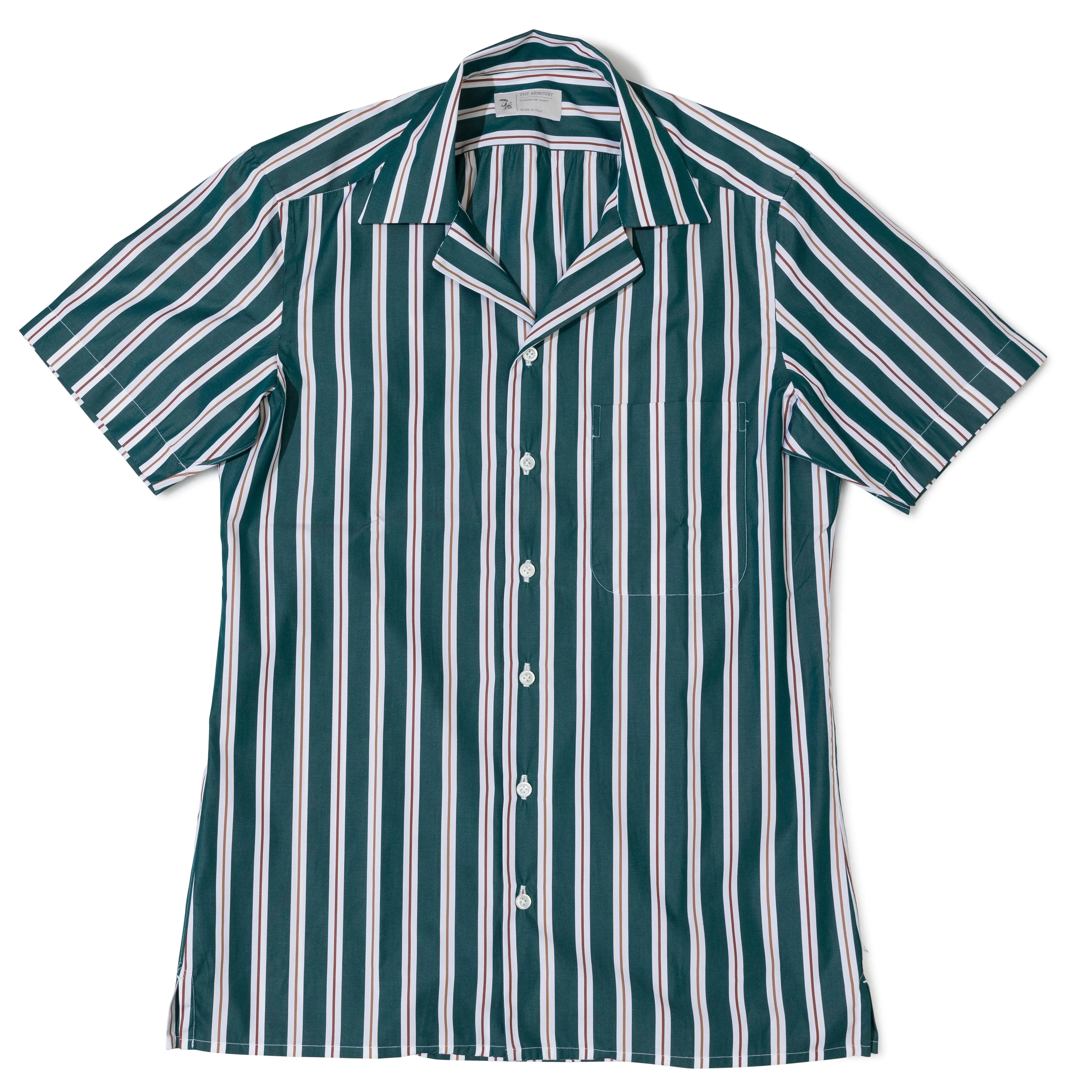 Cotton Awning Stripe Summer Shirt