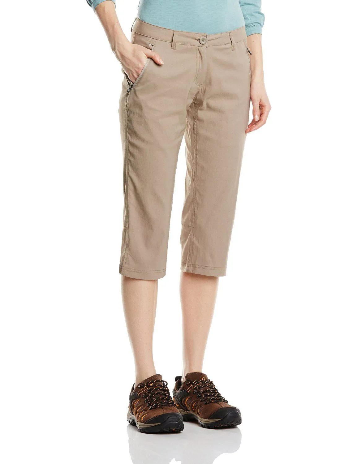 Craghoppers Womens Kiwi Pro Full Stretch 3/4 Crops  Capri Light Summer Trousers