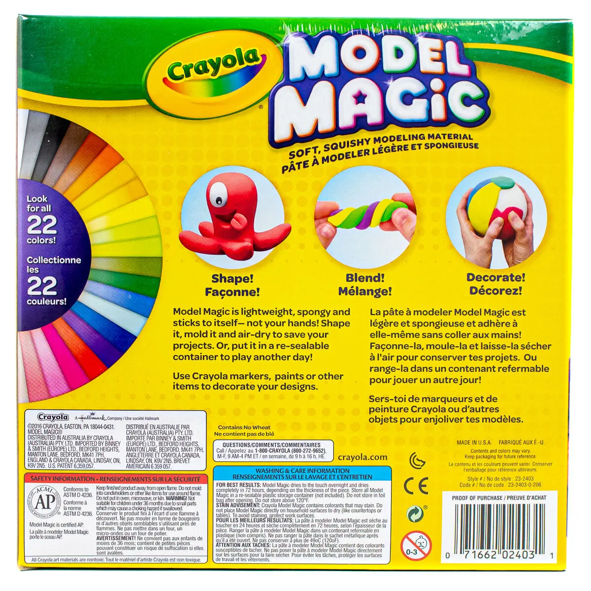 Crayola Model Magic Deluxe Variety Pack Coloured Modelling Clay