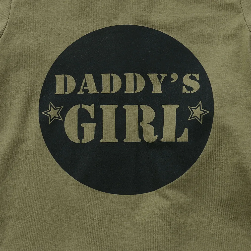 Daddy's Girl or Boy T-Shirt Camouflage Pants Outfit