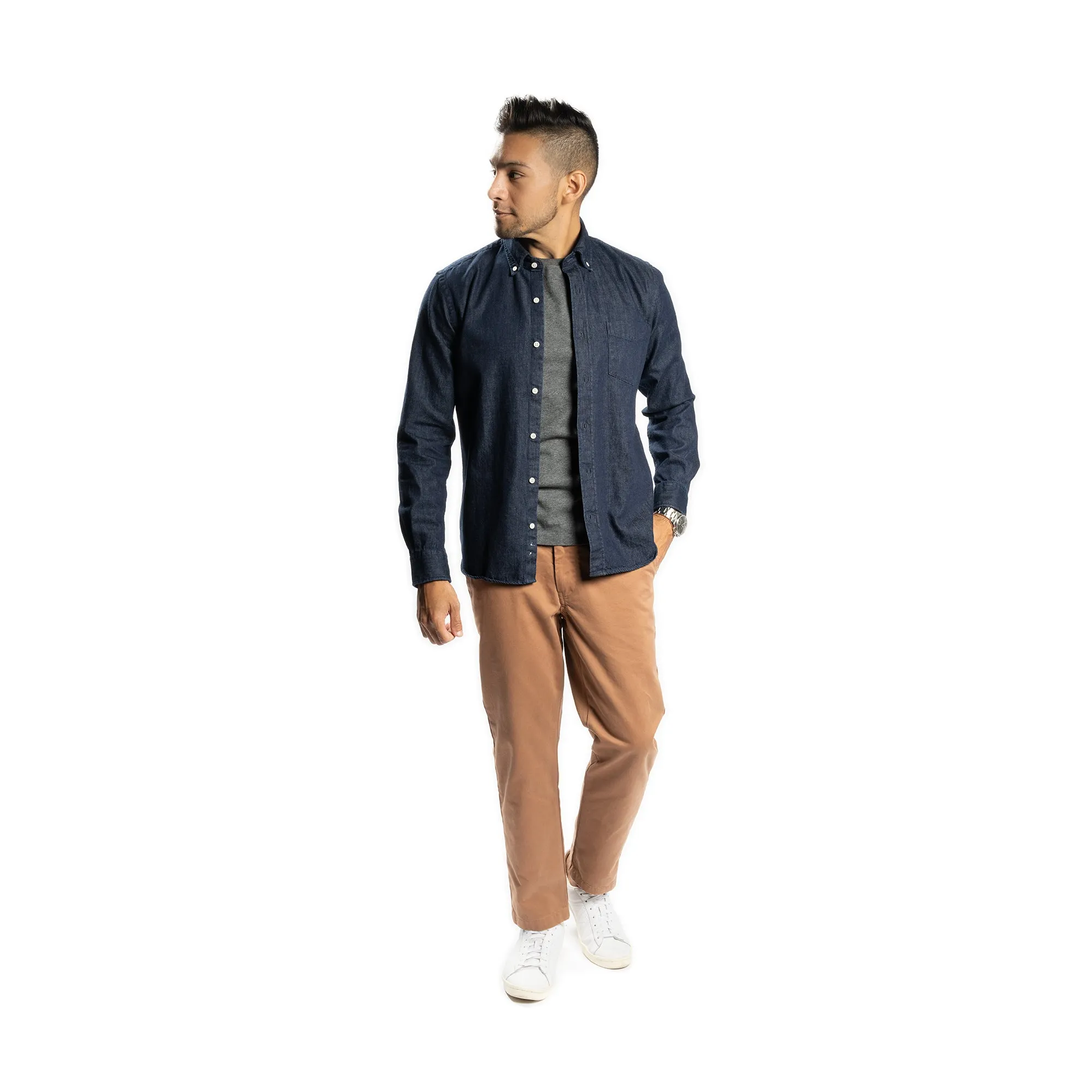 Denim Shirts Slim Fit - Dark Wash