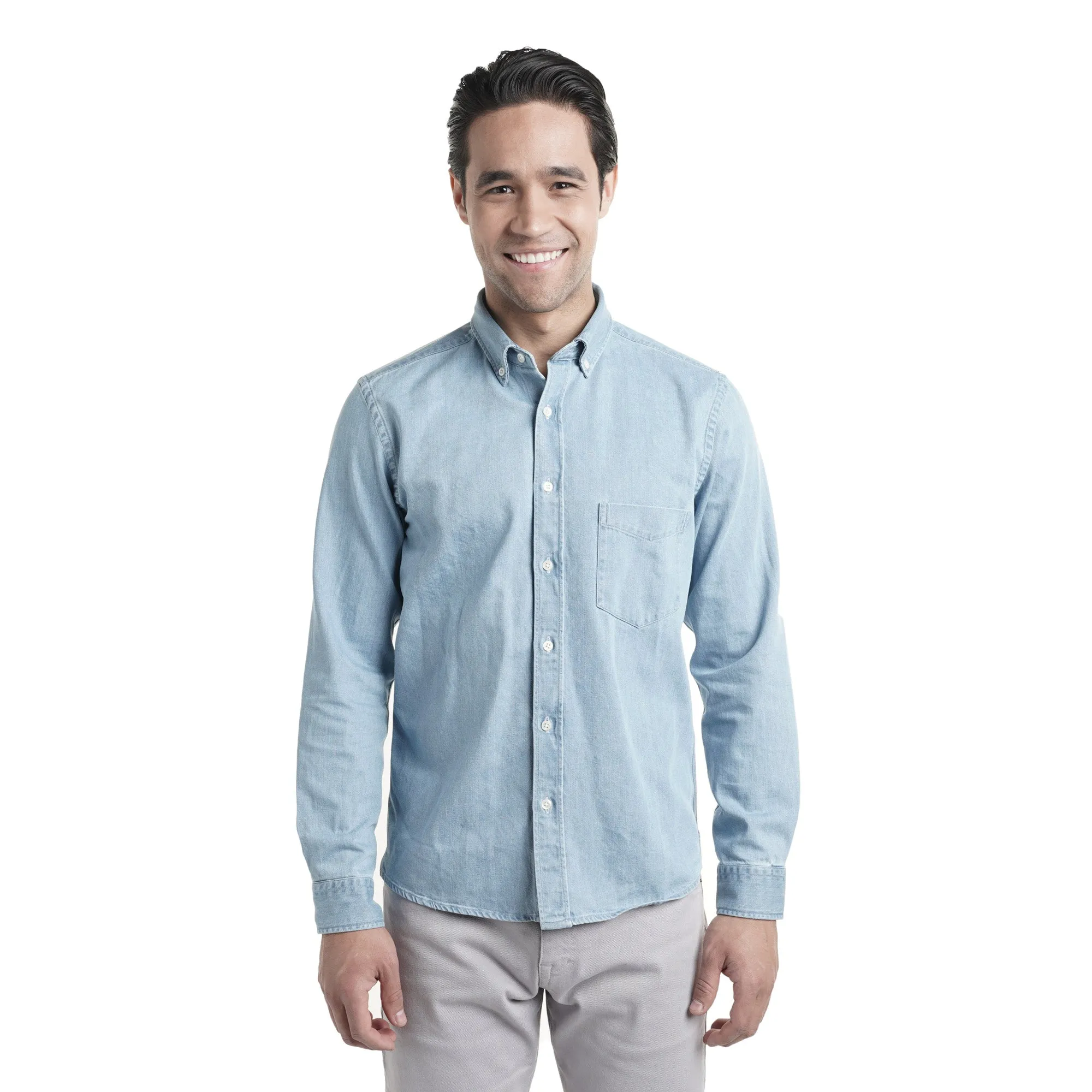 Denim Shirts Slim Fit - Light Wash