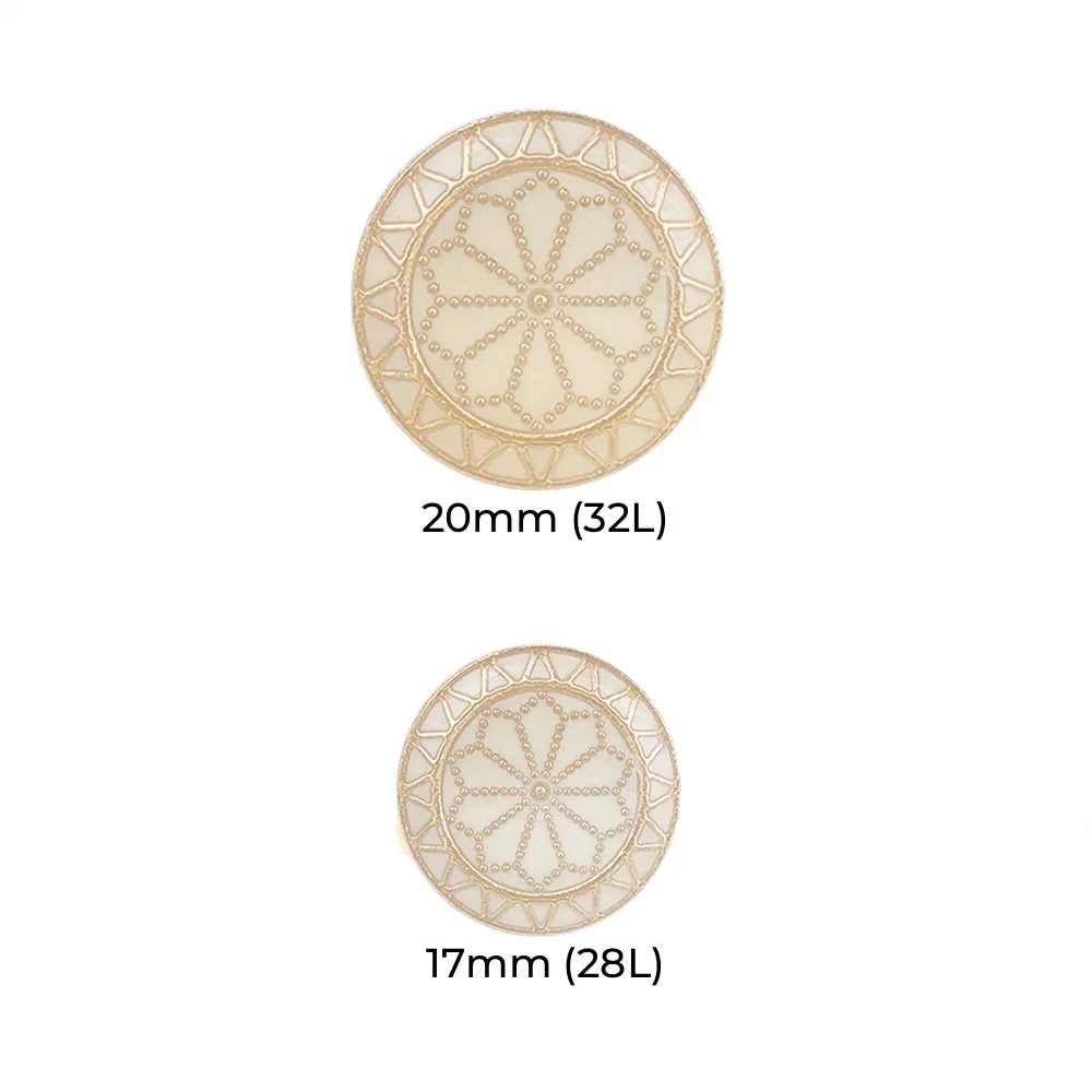 Designer Lamination Shank Metal Buttons for Clothing